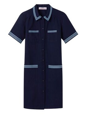 A.P.C. x Jessica Ogden denim shirt dress Size 36 US 4